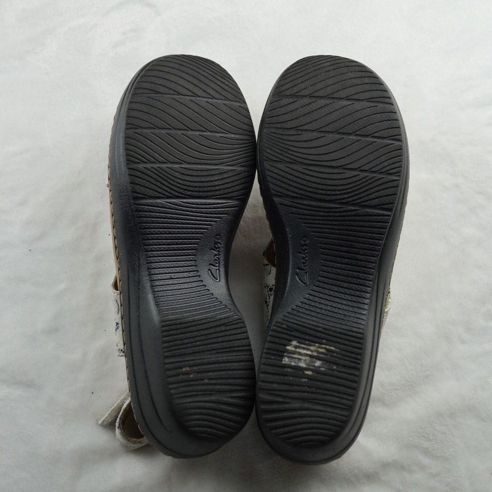 Clarks Collection Slingback Platform Sandals Flor… - image 6